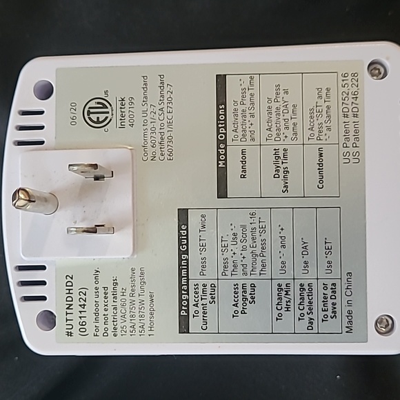 Plug in wall timers - Picture 5 of 5